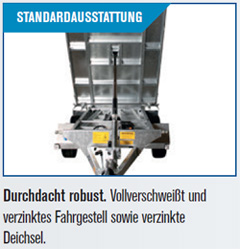 Variant Dreiseitenkipper Fahrwerk