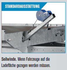 Hand Seilwinde f&uuml;r Variant Autotransporter