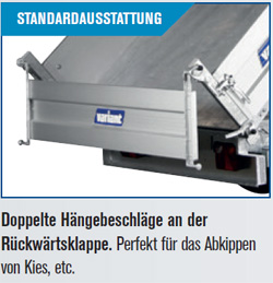 Variant Dreiseitenkipper Pendelklappe