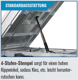 Variant Dreiseitenkipper Hydraulikstempel